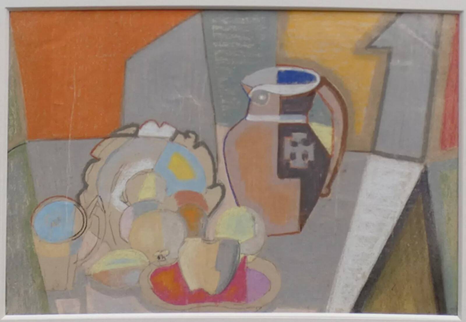 Peinture vintage de fruits nature morte