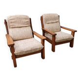 Pair of vintage armchairs