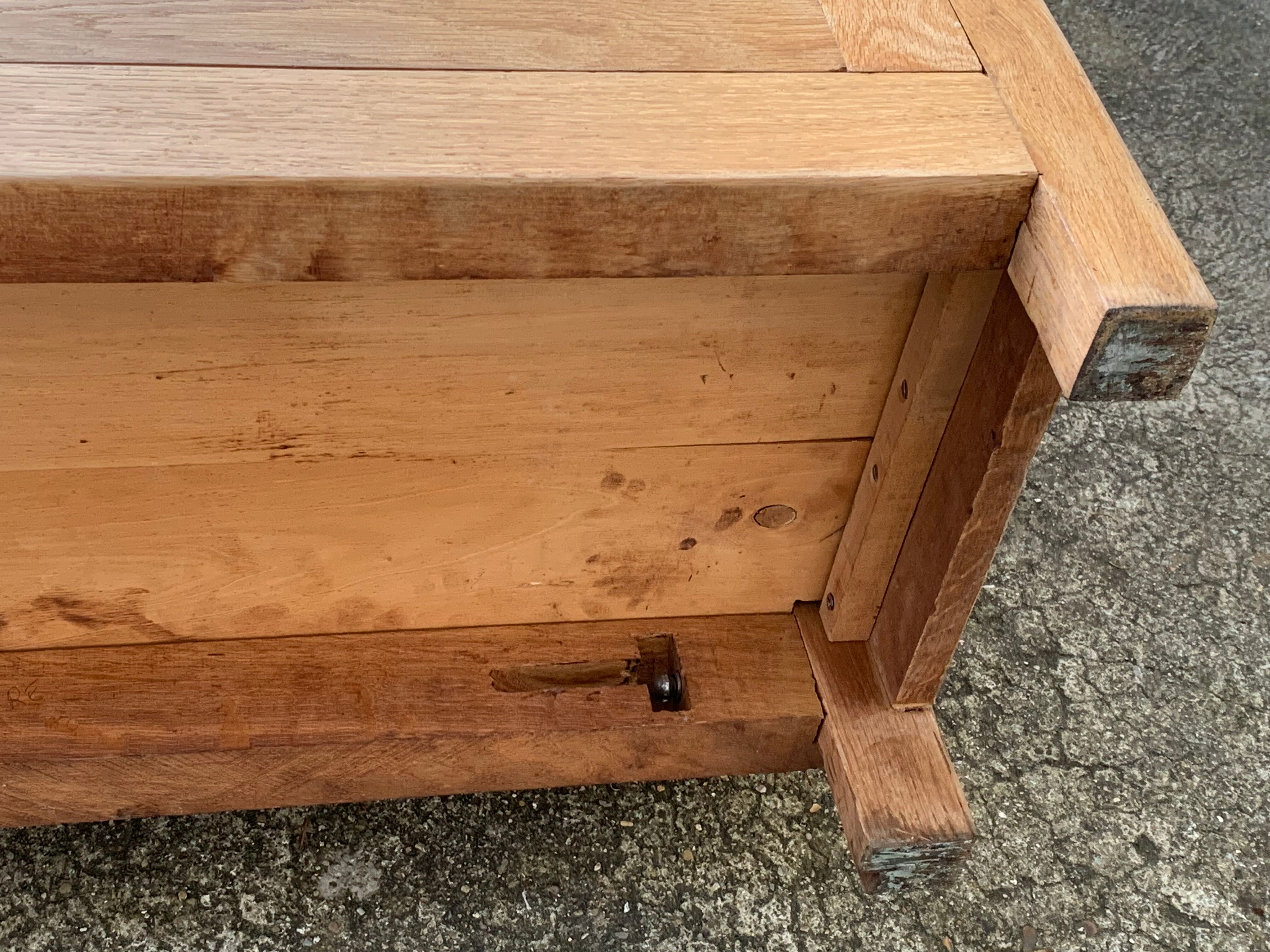 Parisian wardrobe solid oak raw 1940