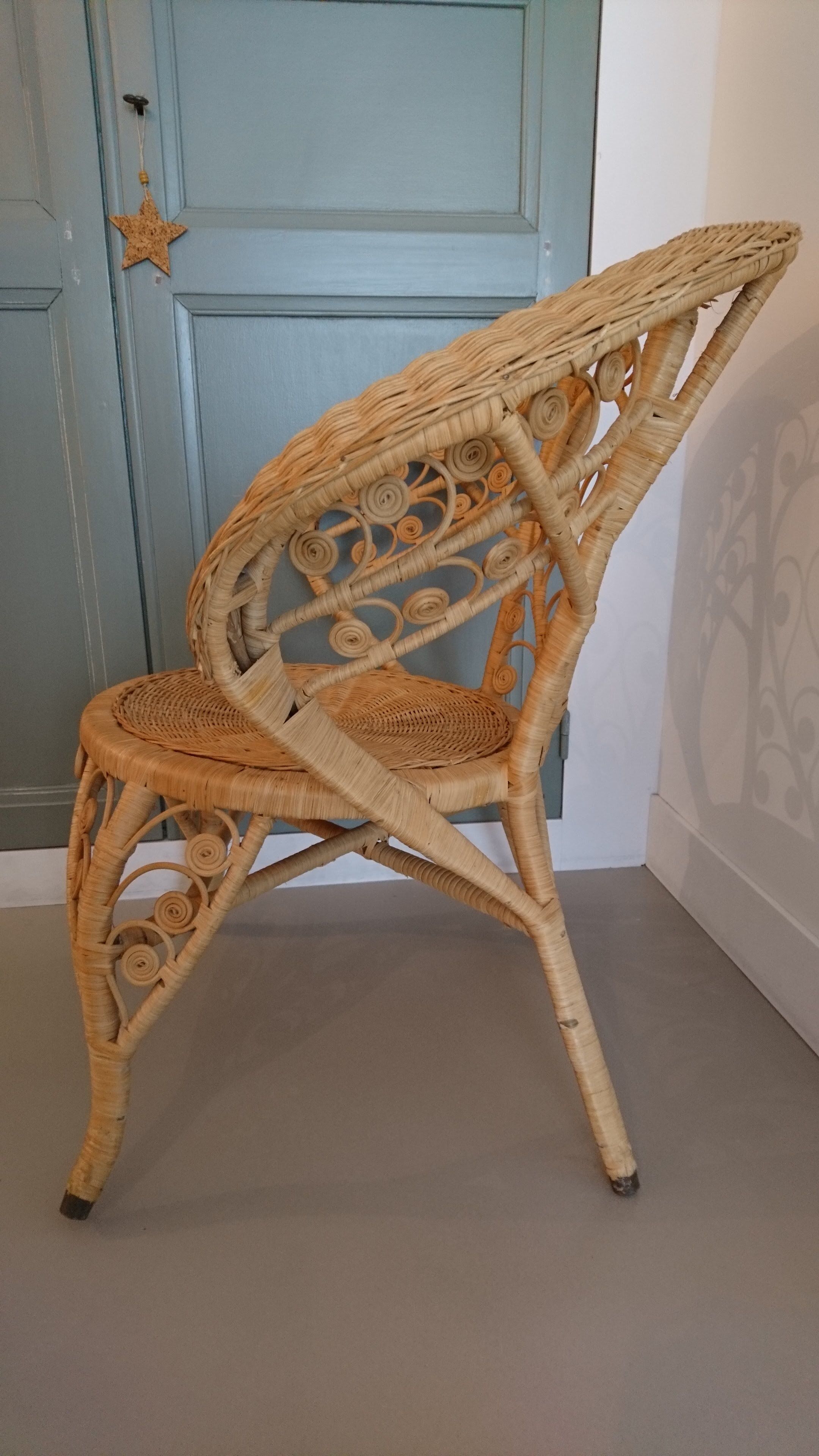 Armchair 60s Peacock