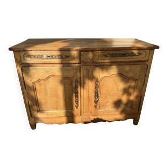 Light wood antique regional sideboard