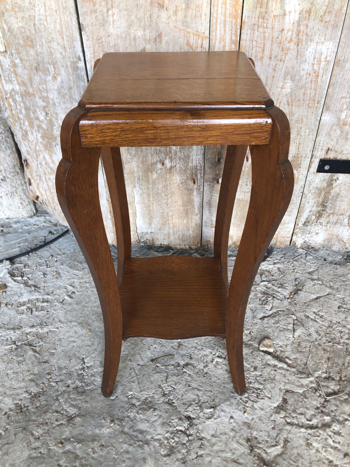 Sellette table appoint bois vintage #a228