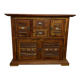 Solid acacia wood sideboard 4 doors, 2 drawers