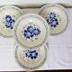 4 assiettes dessert vintage de Longchamp modèle Cholet (2103119)