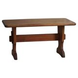 Swedish solid pine dining table from the mid-20th century, Åby Möbelfabrik, 1940s.