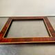 Antique Wooden  Frame intarsia borders 26.5 cm x 22.5  cm