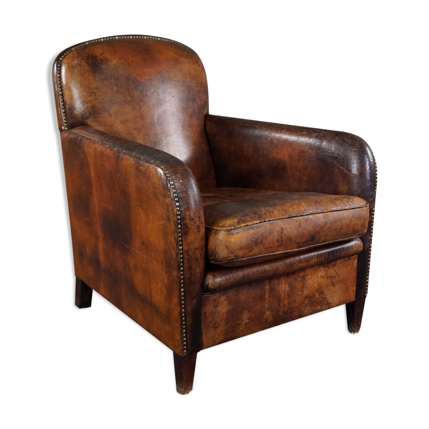 Sheepskin armchair