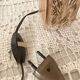 Lampe pied en céramique artisanat vinta