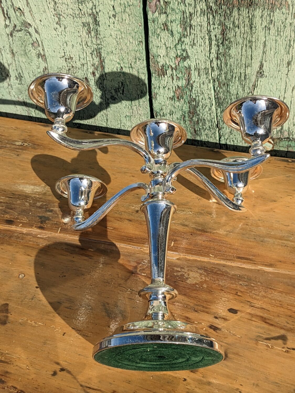 Silver candlestick