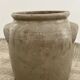 Glazed stoneware pot with ears