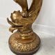 19th century gilded carved wooden presentation column