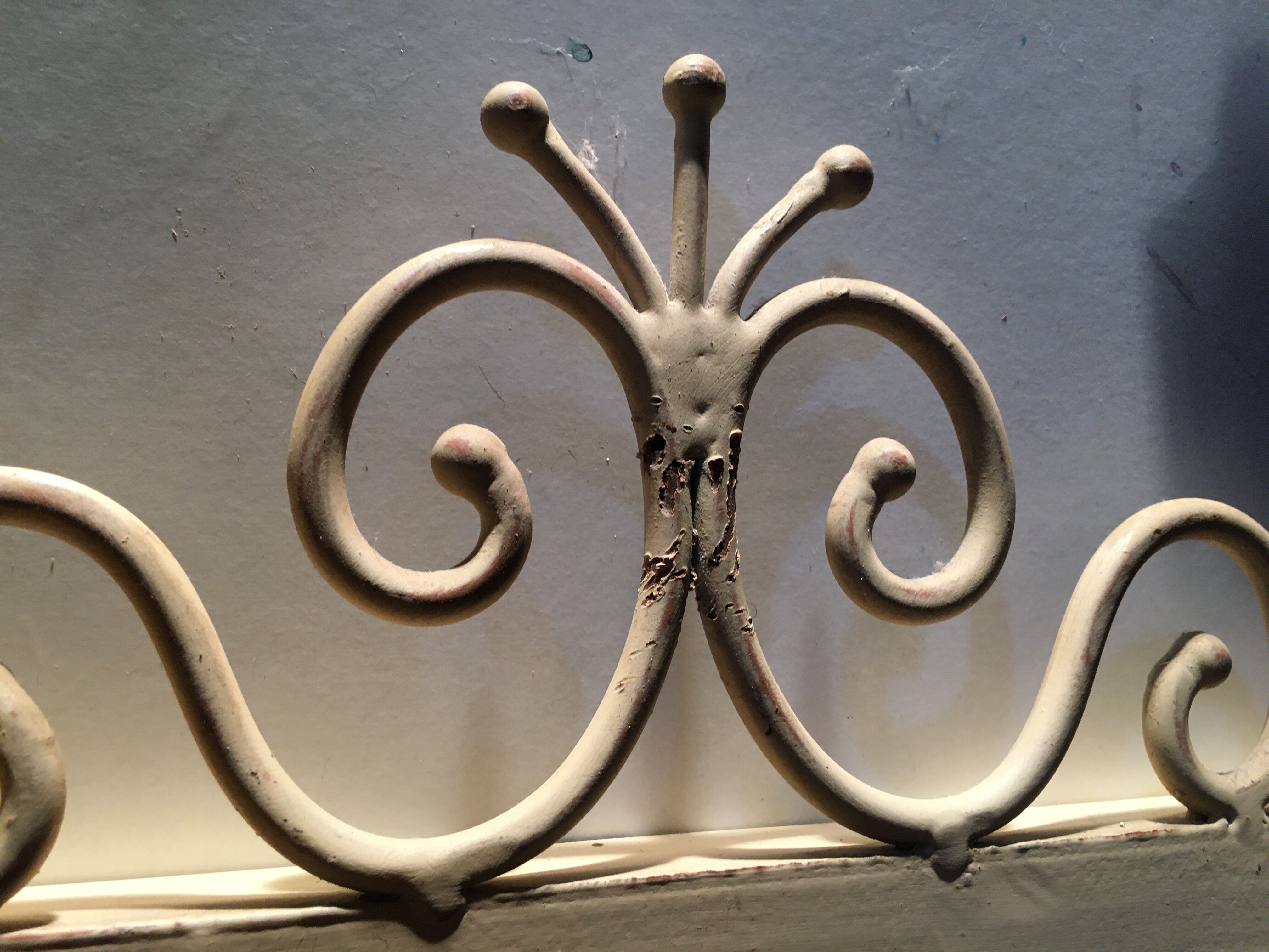 Wrought iron mirror "Country corner" 81x42cm