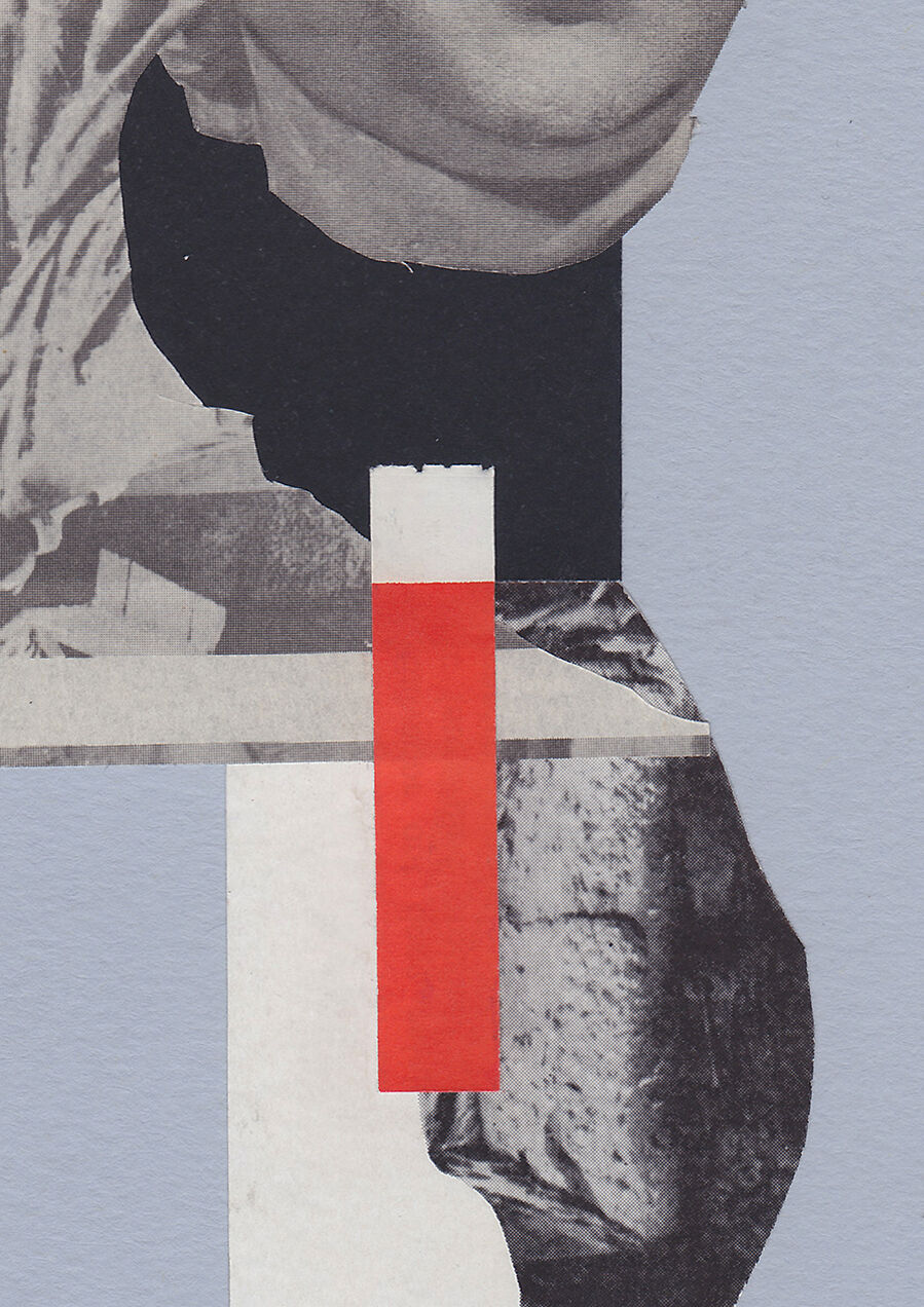 Collage sur papier laughter