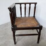 Straw chair by the fireside 1900