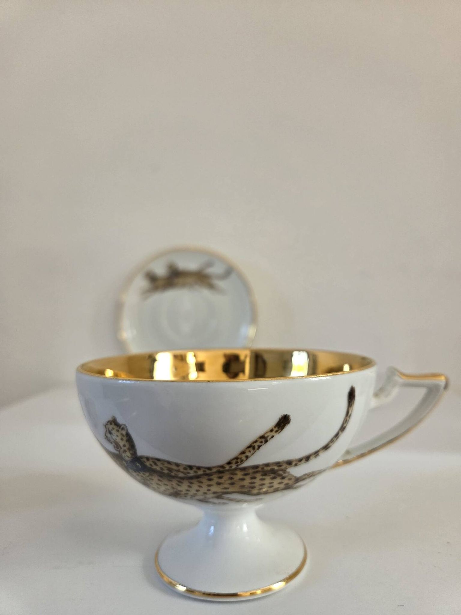 Tasse porcelaine de Paris " chasses Royales"