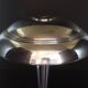 Lampe champignon en chrome Art Déco