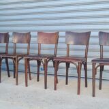 Set of 6 thonet bistro chairs