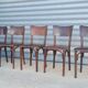 Set of 6 thonet bistro chairs
