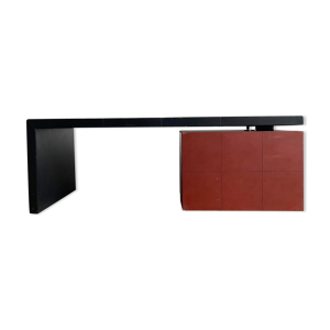 Bureau C.e.o. cube conçu par Lella & Massimo Vignelli pour poltrona frau, italie années 1990