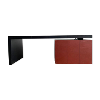 Bureau C.e.o. cube conçu par Lella & Massimo Vignelli pour Poltrona Frau, italie années 1990