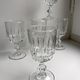 Set of 5 crystal wine glasses 50-60s
