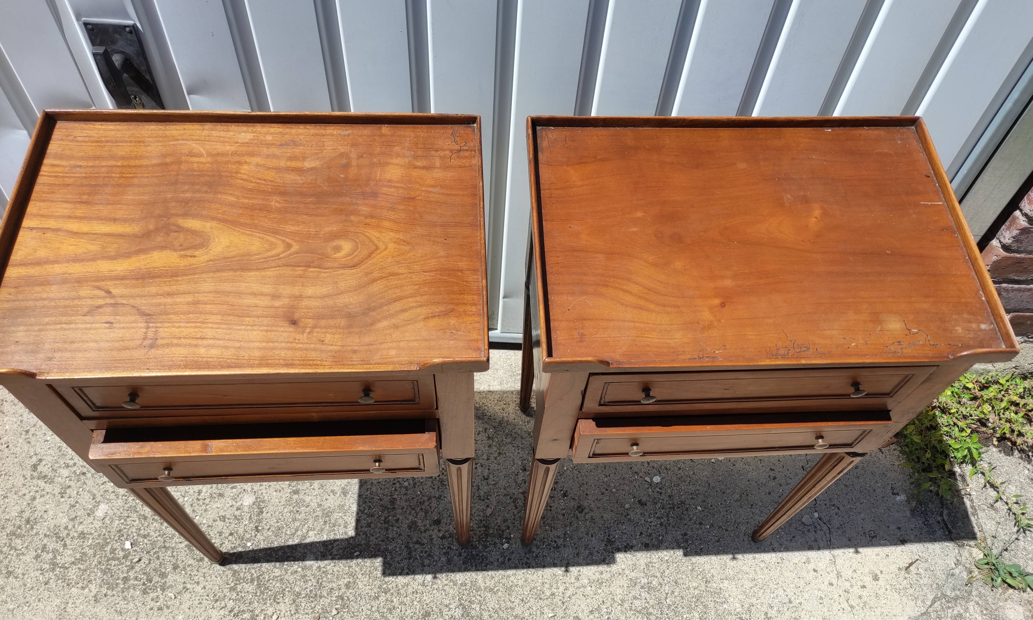 Pair of bedside tables