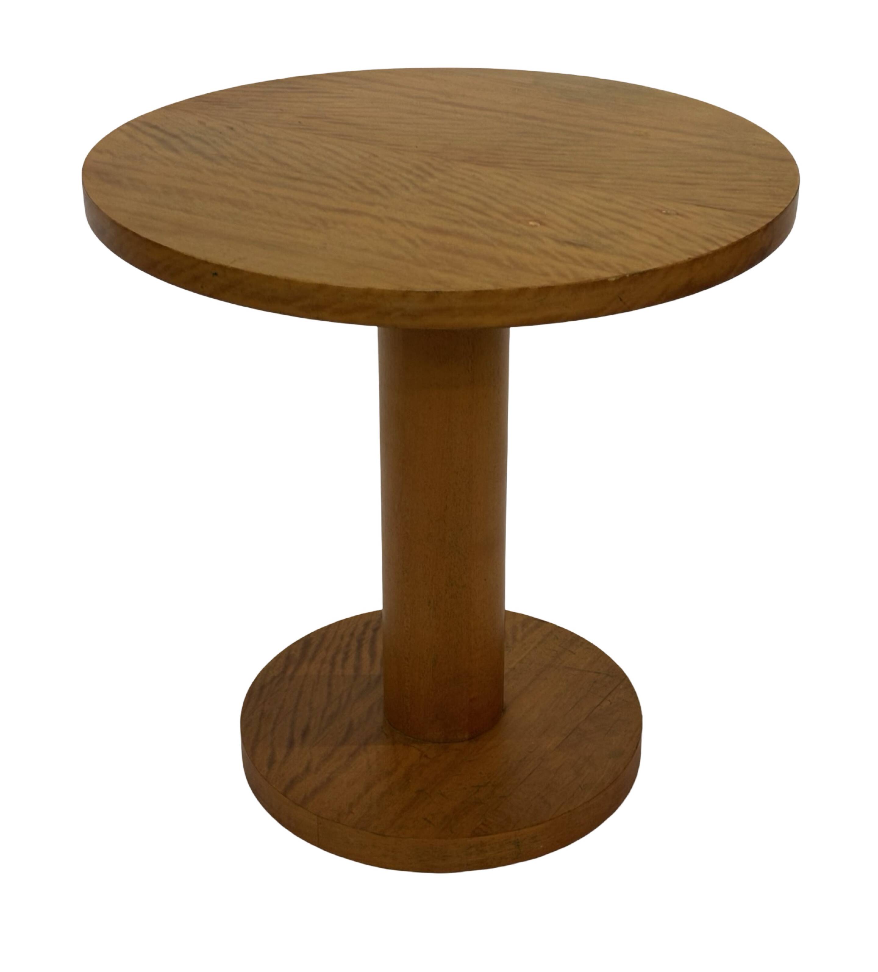 Art Deco Side Table Plant Table Oak 40's Design