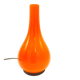 Orange opaline lamp