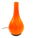 Orange opaline lamp
