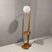 Lampe de sol art déco, années 1930, Tchécoslovaquie