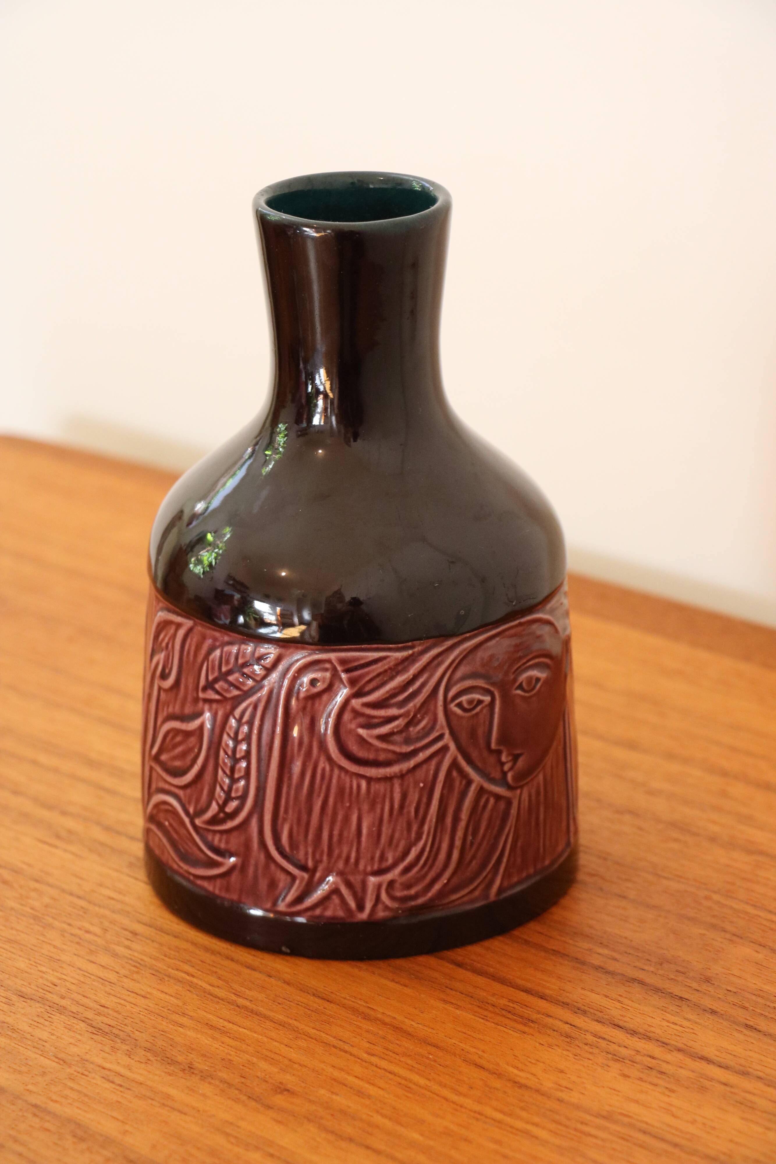 Vase "Lilette" par Mari Simmulson, Upsala-Ekeby, Suède