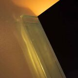 Minimalist 80s wall lamp, postmodern light fixture.