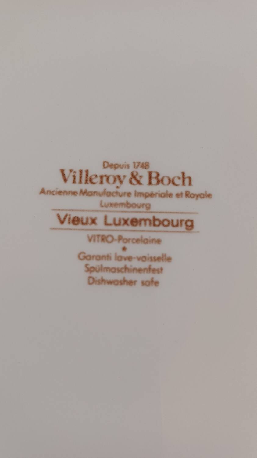 Old Luxembourg serving dish by Villeroy and Boch