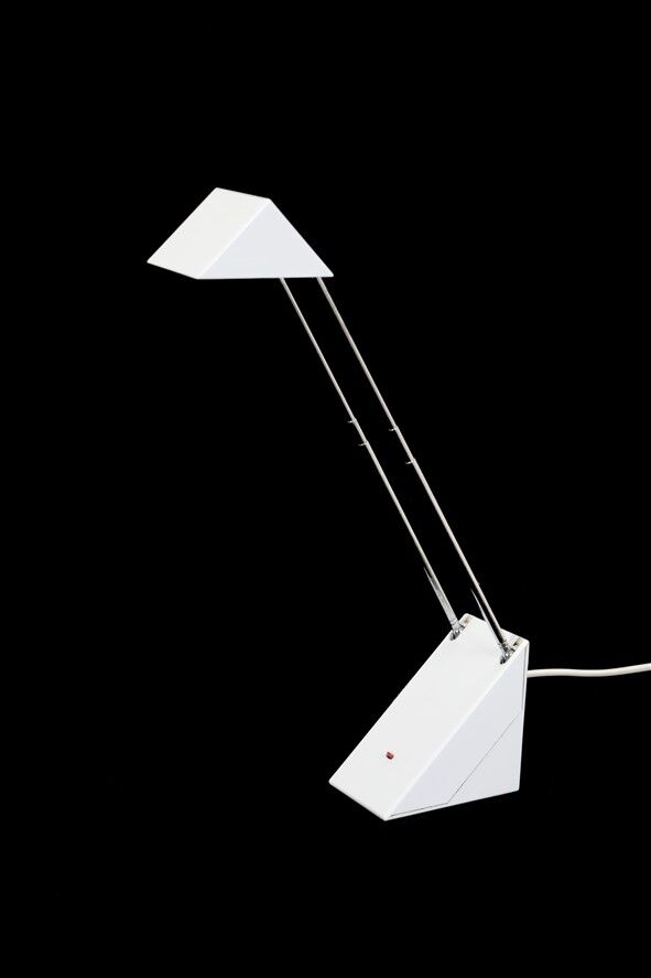 Postmodern desk lamp with telescopic arm / 1980s