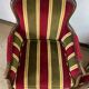 Pair of vintage convertible armchairs