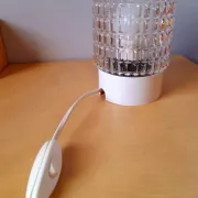 Table lamp in glass 1970