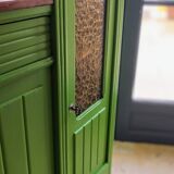 Art Deco Gin Buffet, painted in Farrow and Ball with a William Morris-inspired interior