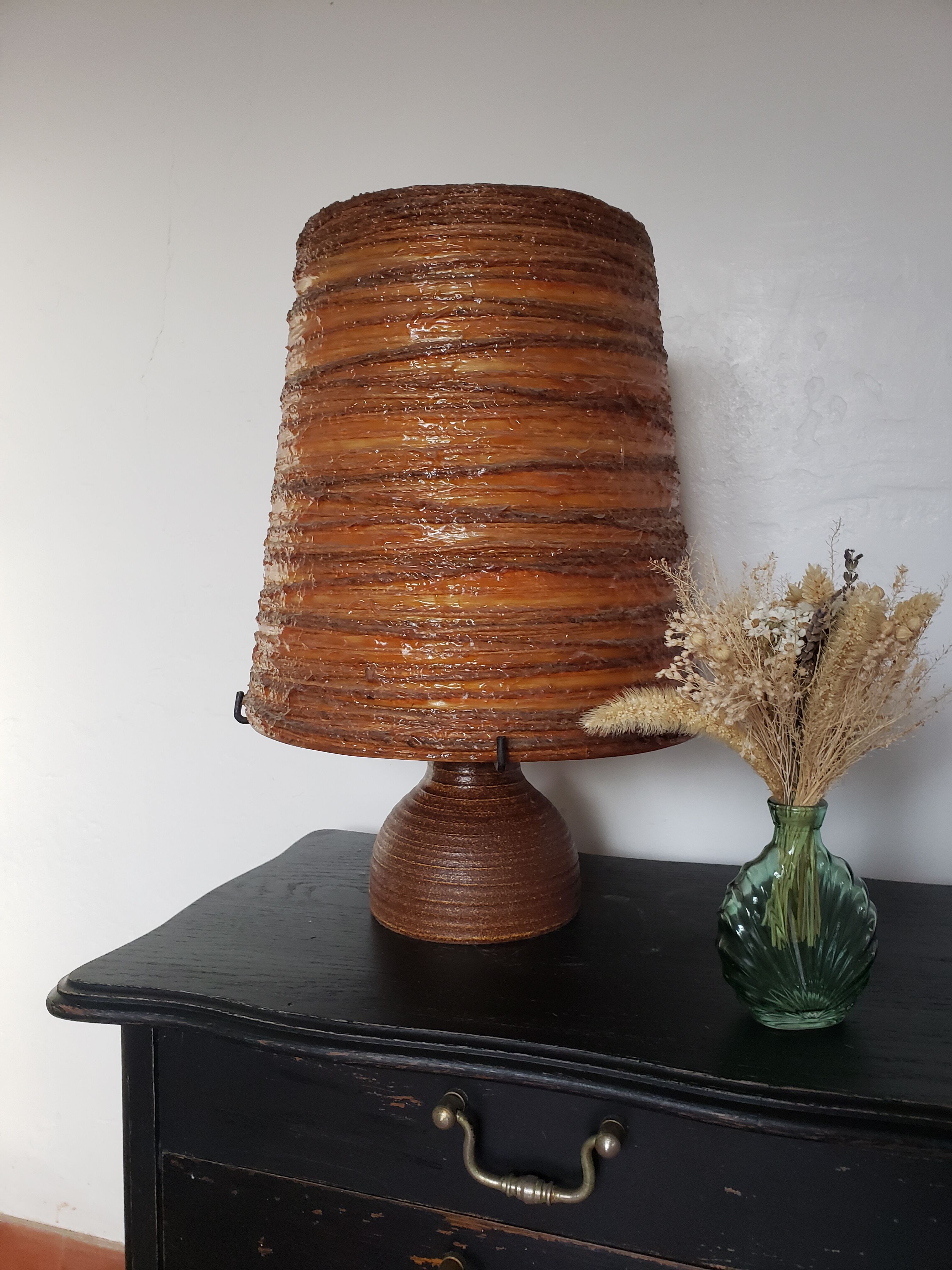 Accolay ceramic lamp and rope