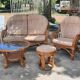 Salon de jardin en rotin