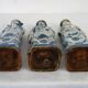 3 figurines of emperors from the Qing dynasty, China, early 20th century.