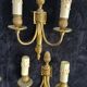 4 Louis XVI bronze wall lights