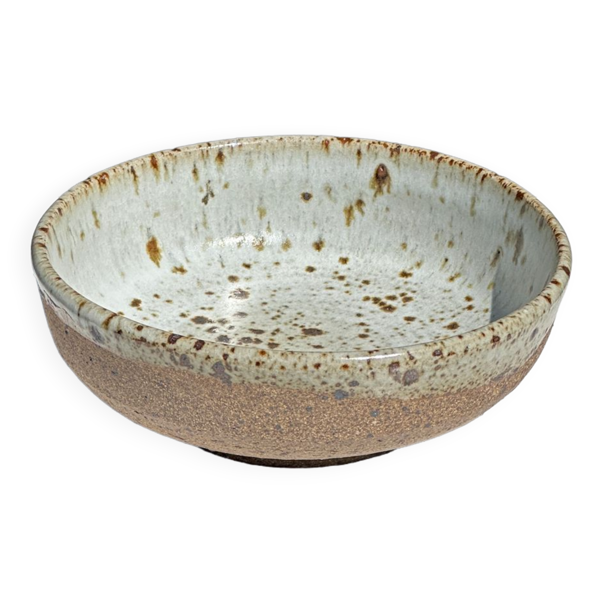 Bol en céramique moucheté et brun mat