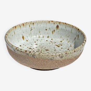 Speckled ceramic bowl and matte brown