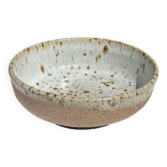 Speckled ceramic bowl and matte brown