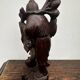 Carved wooden sculpture "Chinese peasant", early 20th century.