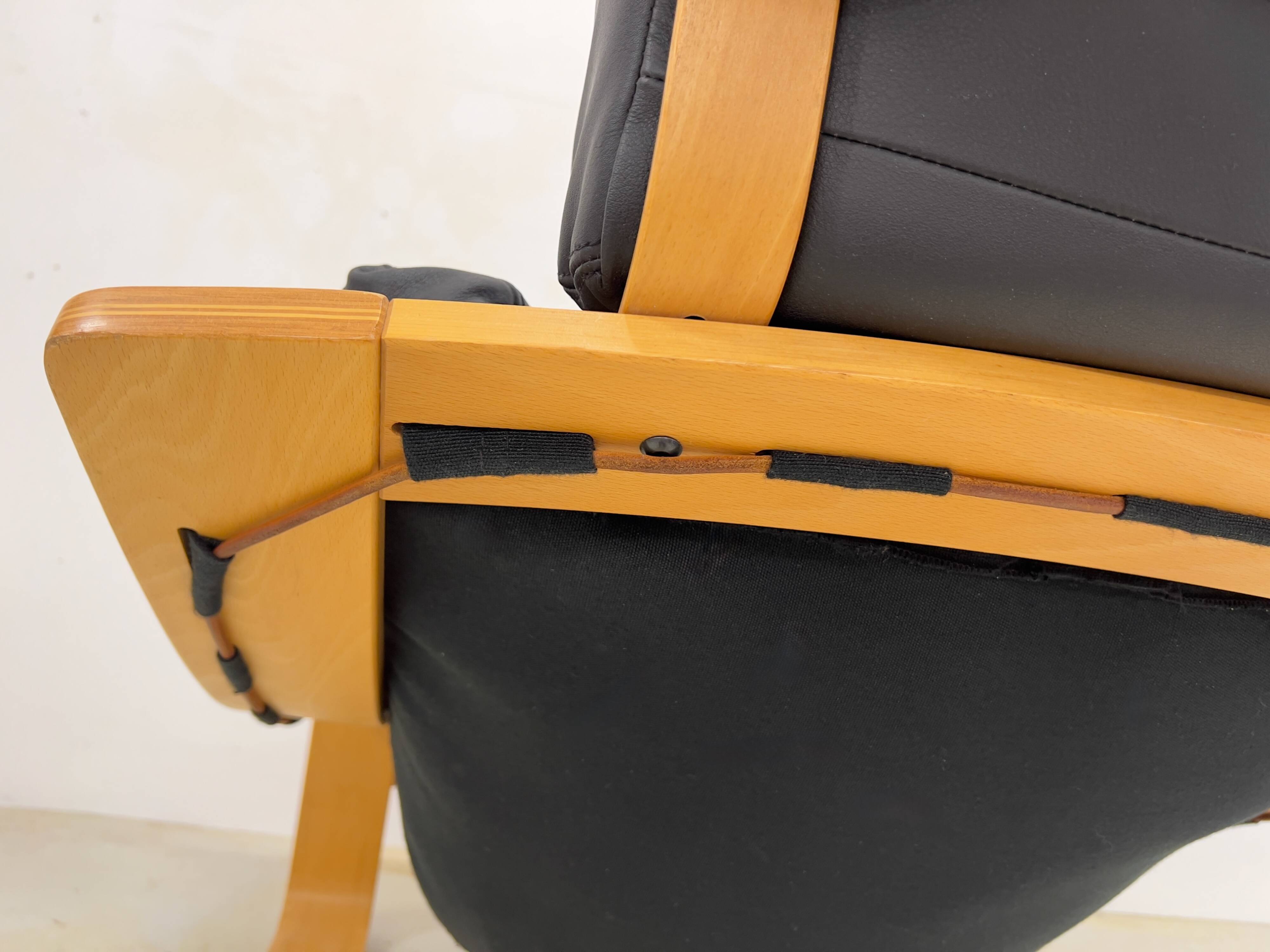 Swedish Kroken Lounge Chairs & Ottoman by Åke Fribyter for Nelo, 1970s