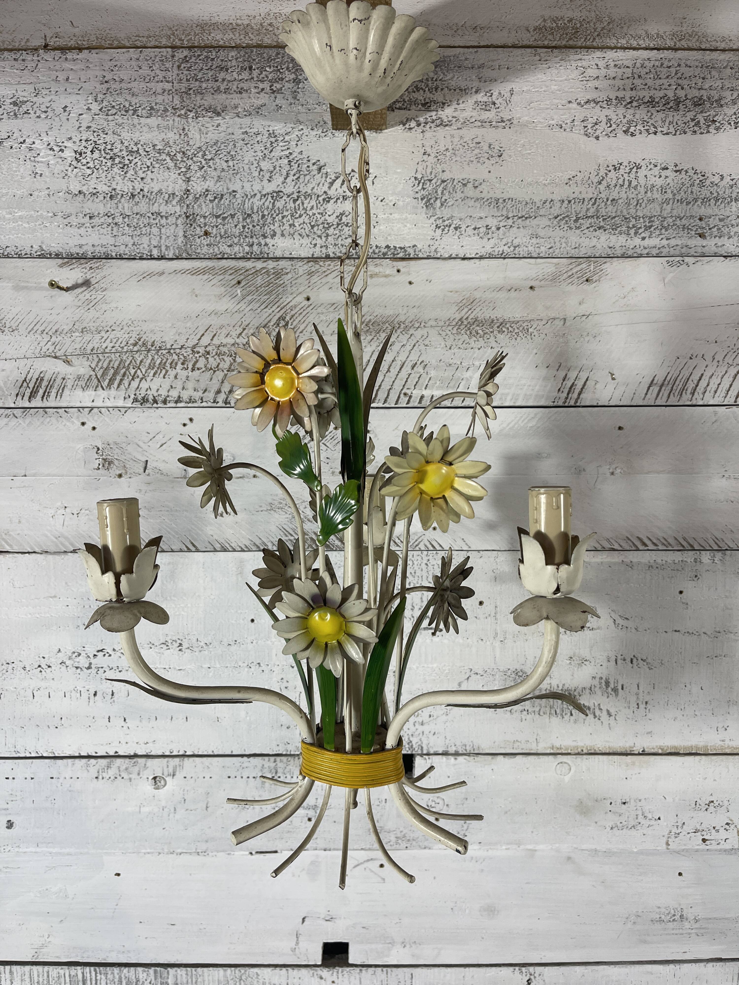 Antique daisy chandelier