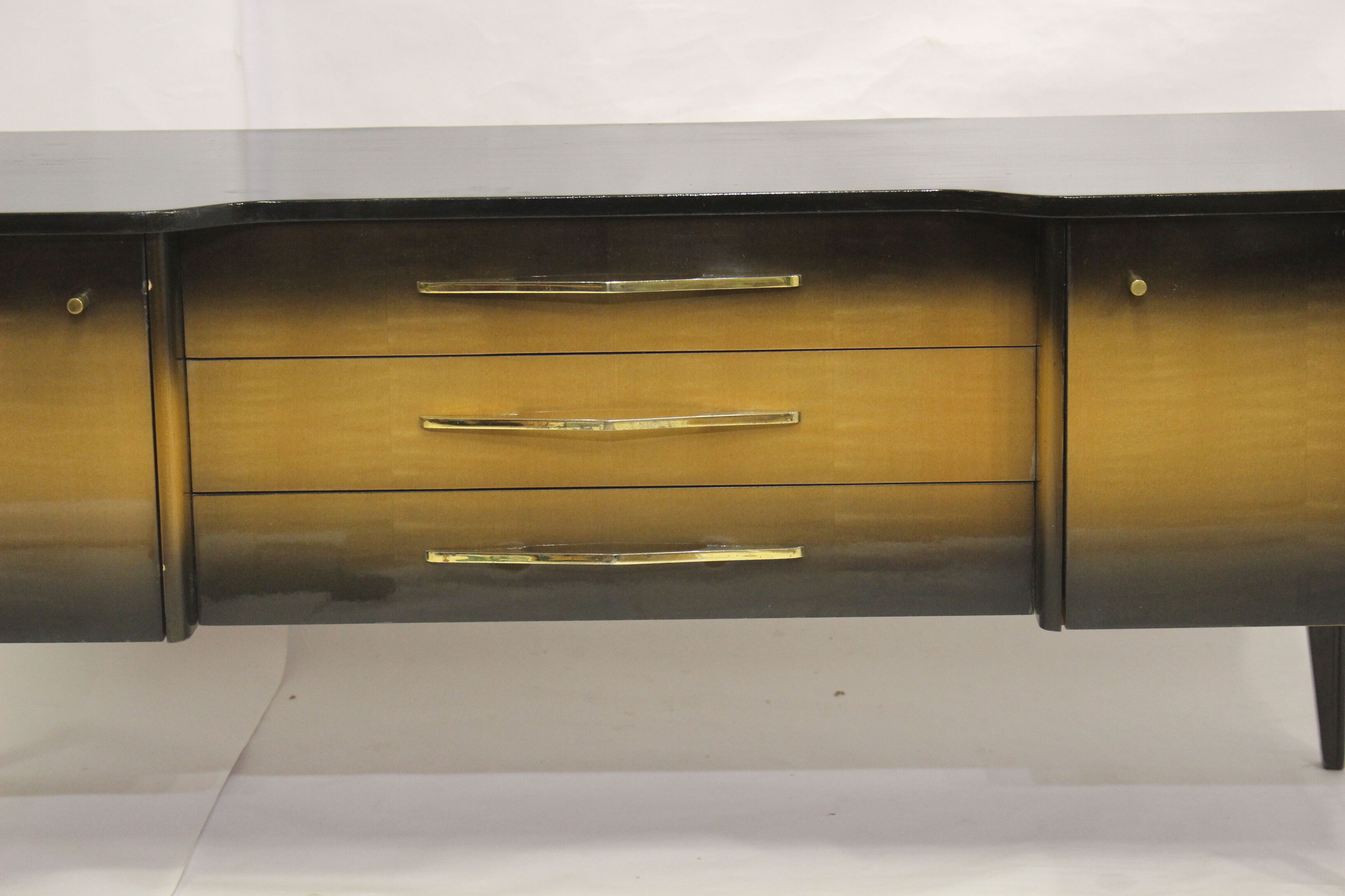 Sideboard wood varnished and dusted 50s