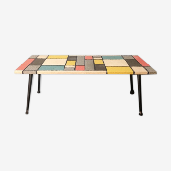 Table basse Mondrian