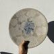 Ethnic handmade round fish dish